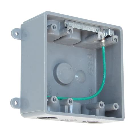 double electrical boxes|2 gang outdoor outlet box.